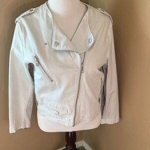 Banana Republic Light Gray Jean Jacket